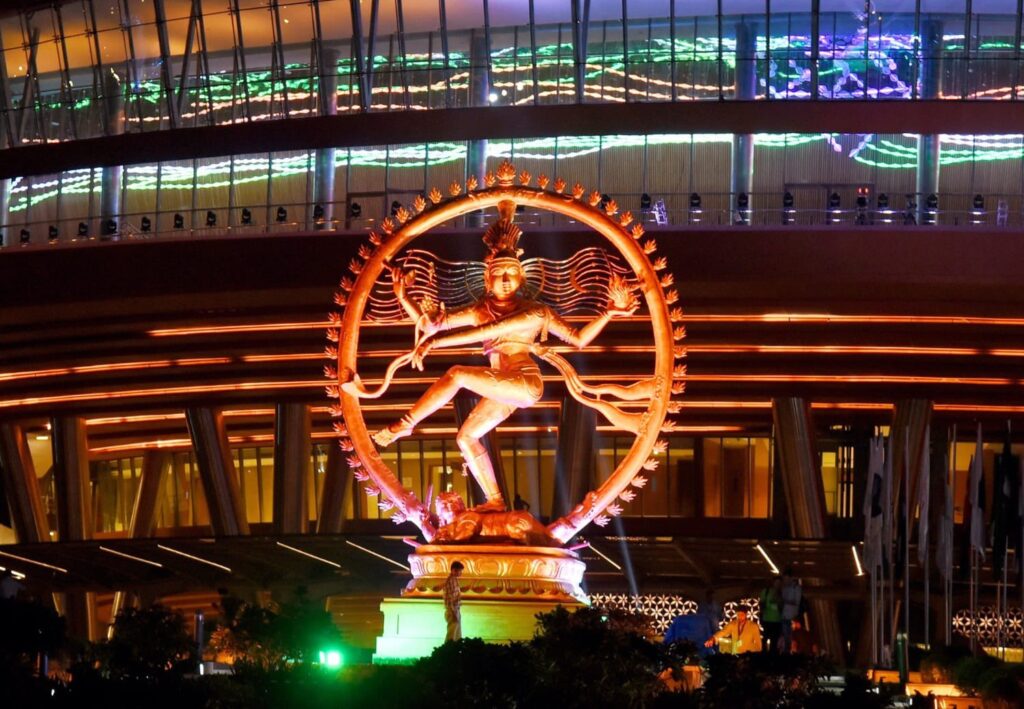 Natarajan statue at Bharat mandapam
