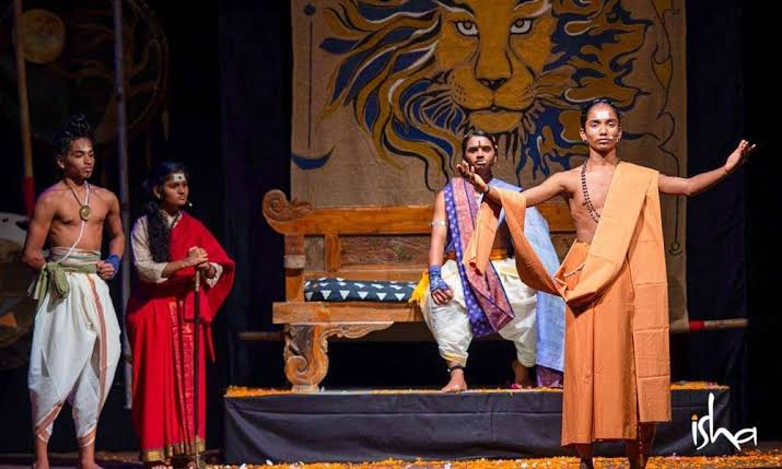 Old Indian Drama play