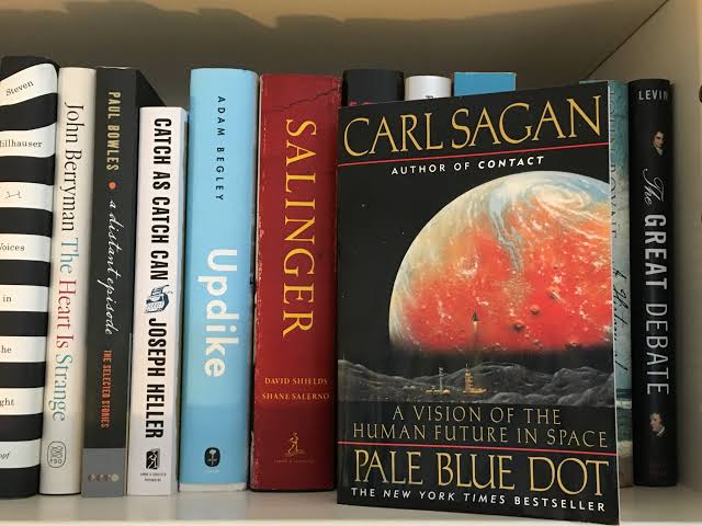 Pale blue dot by Carl Sagon the master of Cosmology 